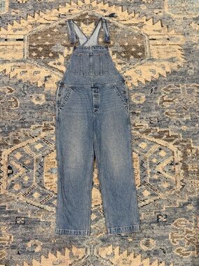Free people Classic Denim Overalls - Light Blue